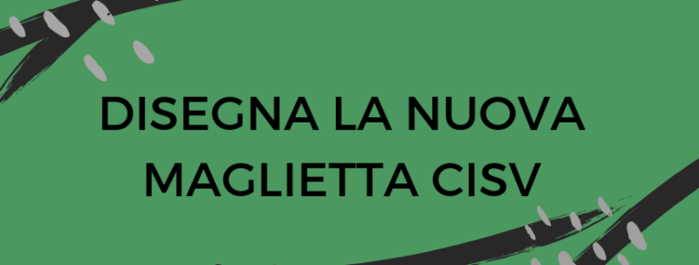 CONCORSO disegna la nuova maglietta CISV