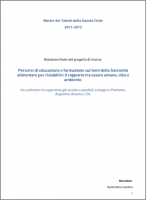 PERCORSI DI EDUCAZIONE E FORMAZIONE SUI TEMI DELLA SOVRANITÀ ALIMENTARE per ristabilire il rapporto tra essere umano, cibo e ambiente.