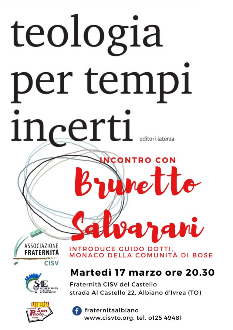 Teologia per tempi incerti