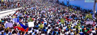 Manifestazione processi elettoriali Haiti